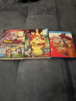 Dragon Ball Z & Super DVD/Blu-ray Bundle – 3 Titles