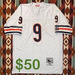 NFL Chicago Bears Jim McMahon #9 Mitchell & Ness Throwback Jersey  Men’s Size 52