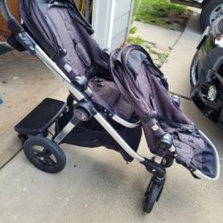 City Select Double Stroller With Attachments