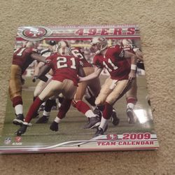 49ers Souvenir calendar