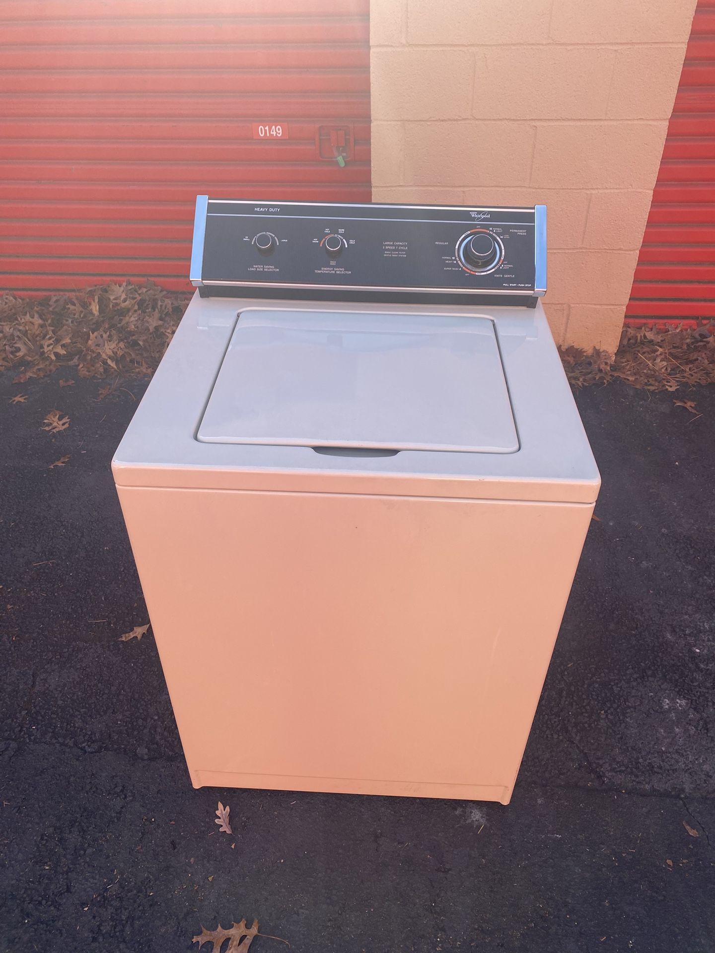 Washer Whirlpool Heavy Duty 