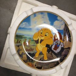 1994 Lion King Collectors Plate 1st Edition