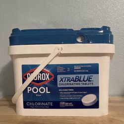 CLOROX Pool&Spa XtraBlue 3" Chlorinating Tablets, 25-Pound Tub 