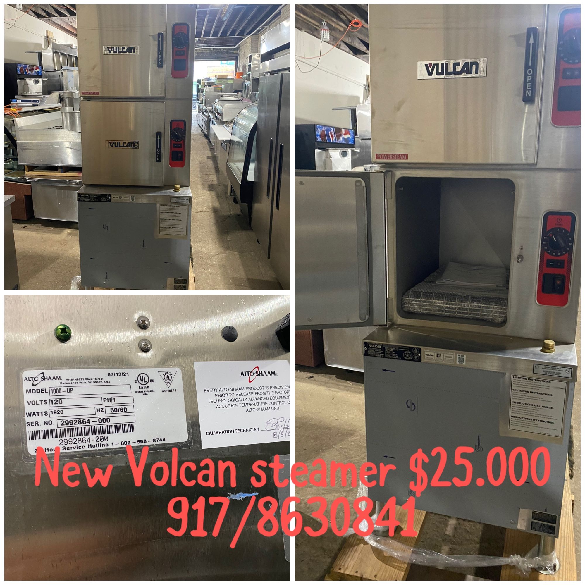 New Volcan steamer