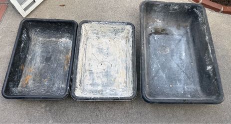 Concrete pans