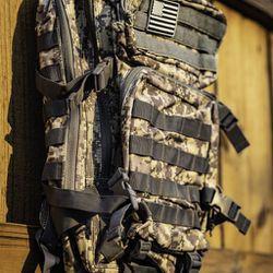 Tactical Military style backpack for hiking and school