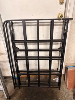 Foldable full bed frame