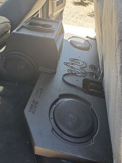 Ram 1500 car audio fox box subwoofer