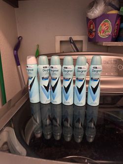 Brand new women’s degree deodorant (6) for ($24)(Cash only)(price is firm)