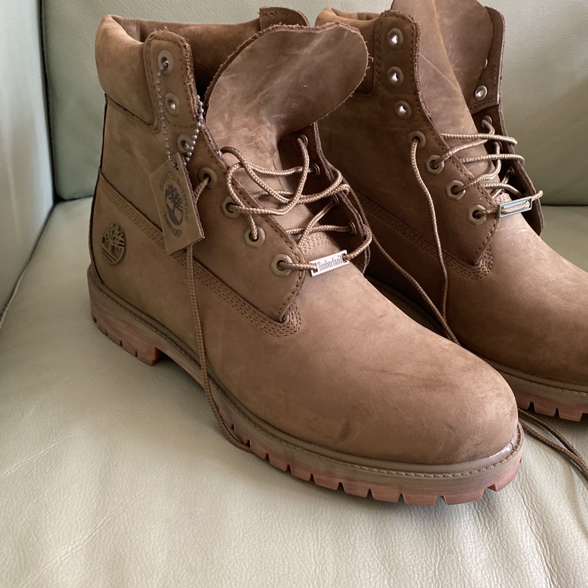 6 Inch Olive Green Timberlands