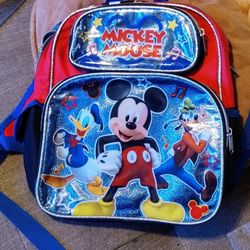 12 Inch Mickey Mouse Backpack