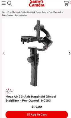 MOZA Air 2 3-Axis Handheld Gimbal Stabilizer