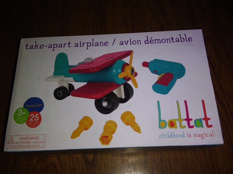 Battat Take Apart Airplane (Plastic)