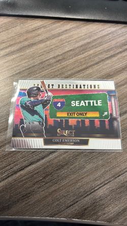 2025 Select Destinations Colt Emerson Baseball Card