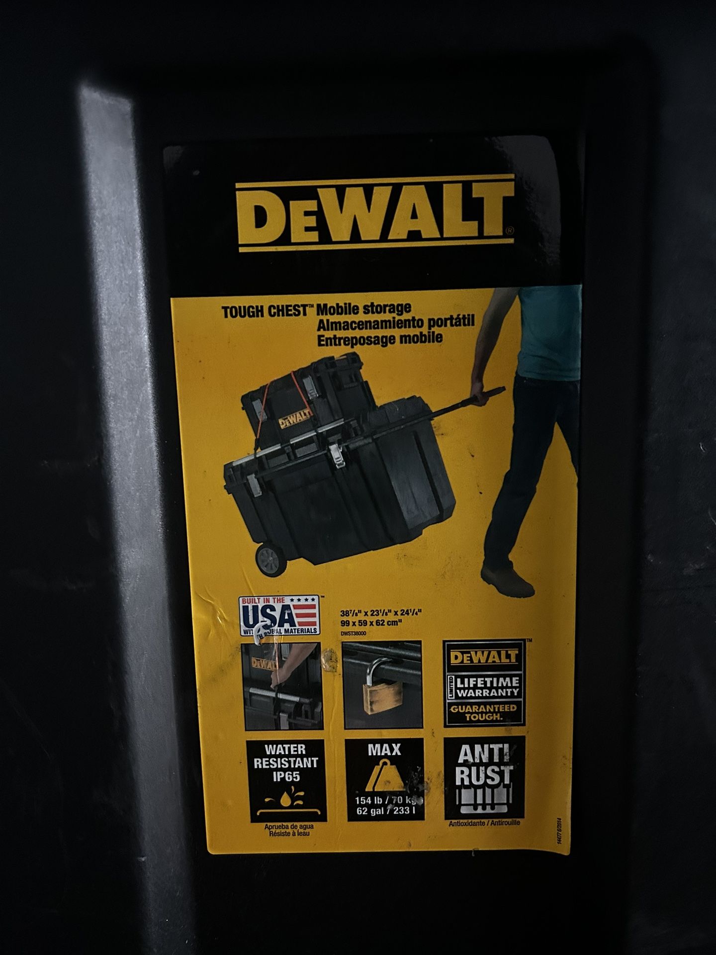 2 - DeWalt Tough Chest Mobile Storage 