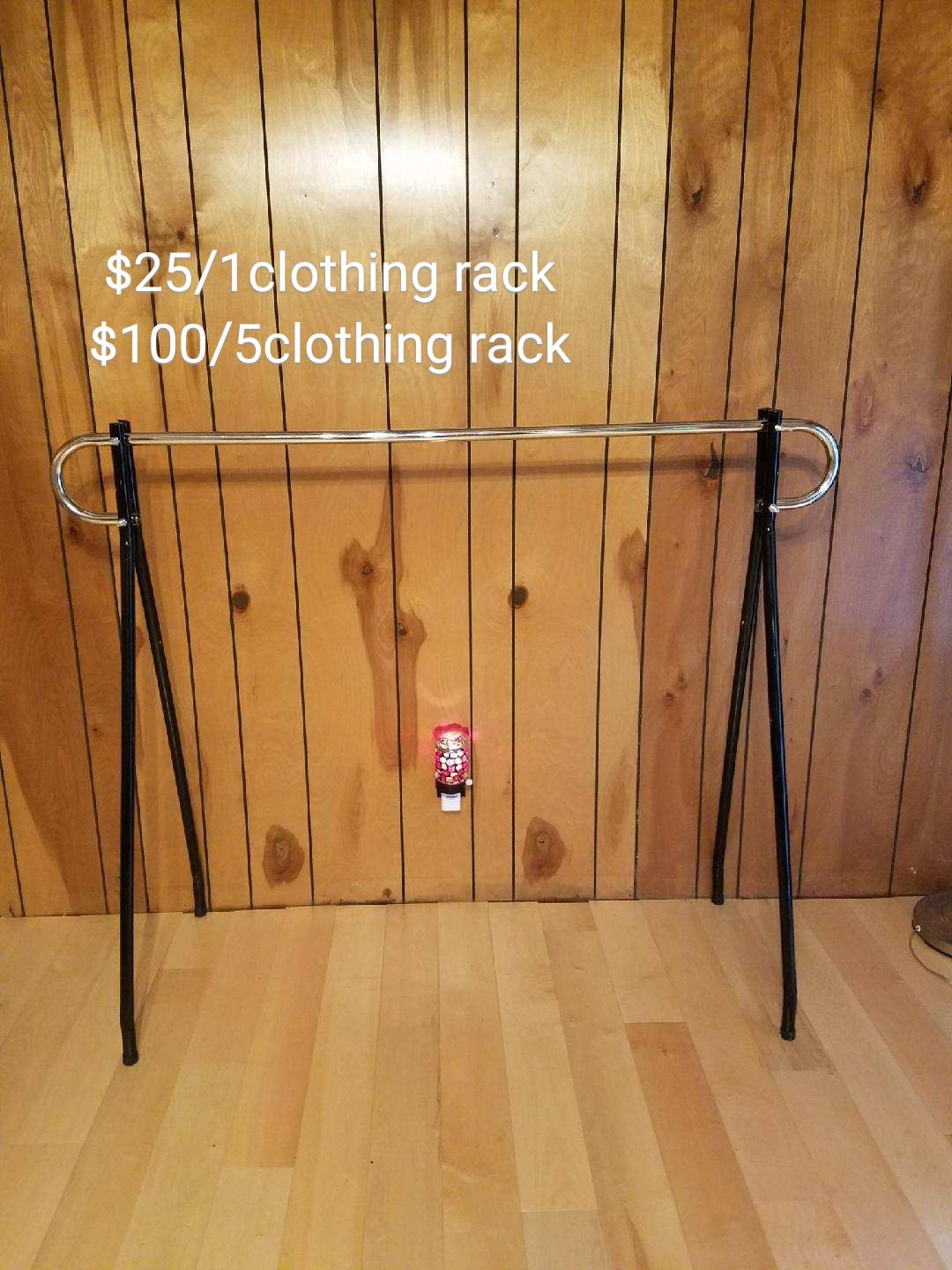Clothing rack 49x59', 4 piece left