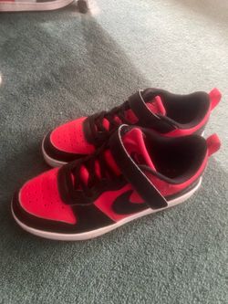 Boys Nike red and black size 3. Blue and orange size 2.5 15 each