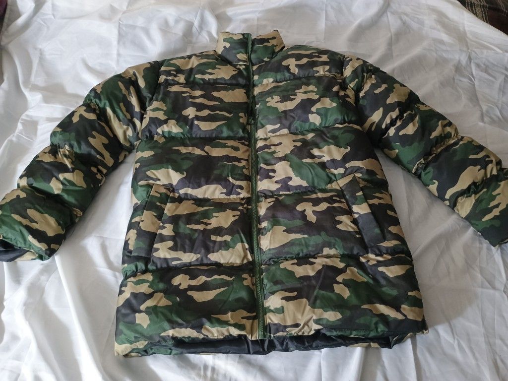 Camouflage Puffer Jacket