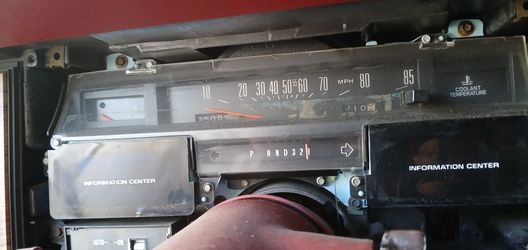 Cadillac Eldorado (1984) "Instrument Cluster"