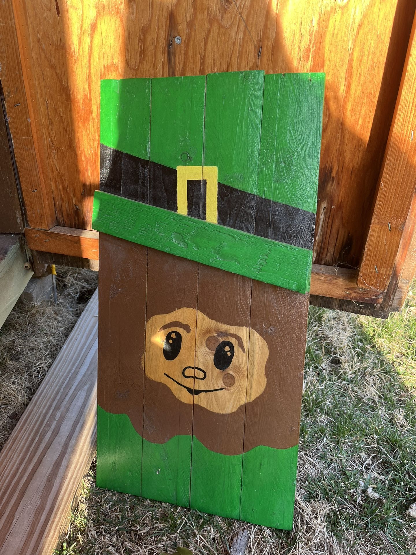 Hand Painted St Patty’s Door Hanger