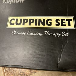 Cupping Set (Brand New, Never Used)