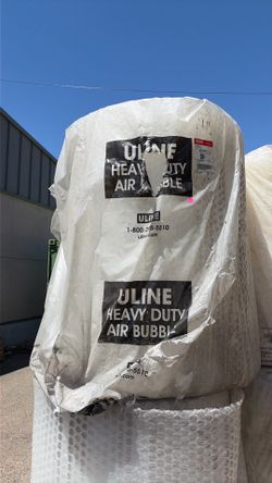 ULine heavy duty bubble wrap rolls