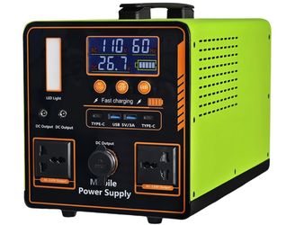 Portable outdoor camping power supply, 1115Wh backup power supply, output power