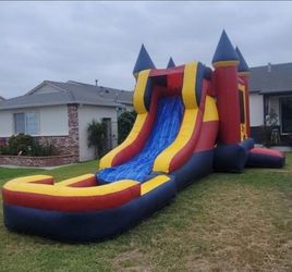 Water slide jumper wet/dry