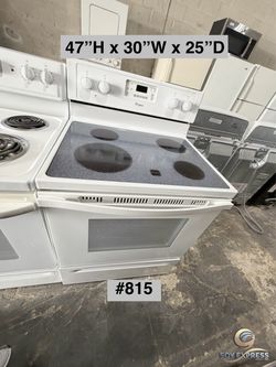 Whirlpool stove  Electric Range Glass Cooktop (#815) SEE PRICE DESCRIPTION
