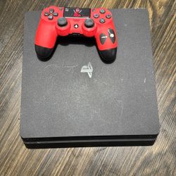 PS4 slim 500GB with power cord and HDMI cord
