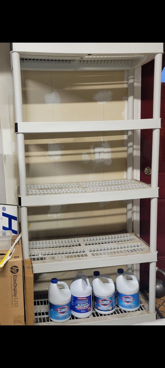 5-tier Tough Plastic Shelves