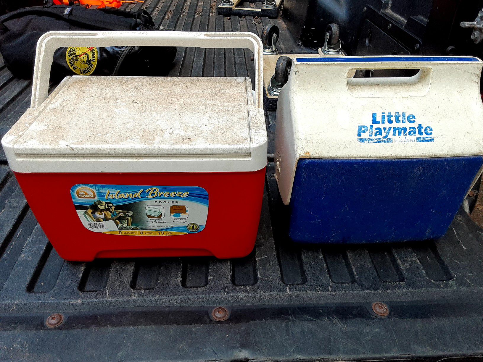 2 small coolers ($5 for both)