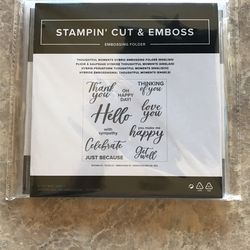 Stampin Up Embossing Folder
