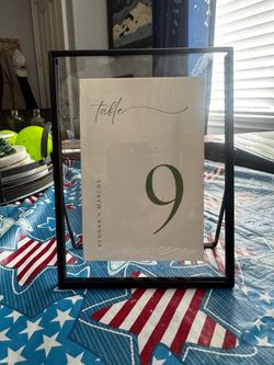 Picture frames 4” x 6” floating frames