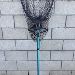 Large “Cuda” Aluminum Extendable 7’ Landing Fishing Net W/Tuna Cord Wrapped Handle