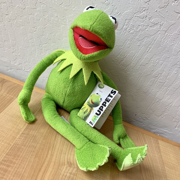 Disney Store Authentic Muppets, Kermit The Frog 18â Plush Toy with Hang Tag for Sale in