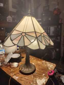 Tiffany style glass lamp