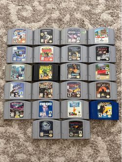 Nintendo 64 games 20 each