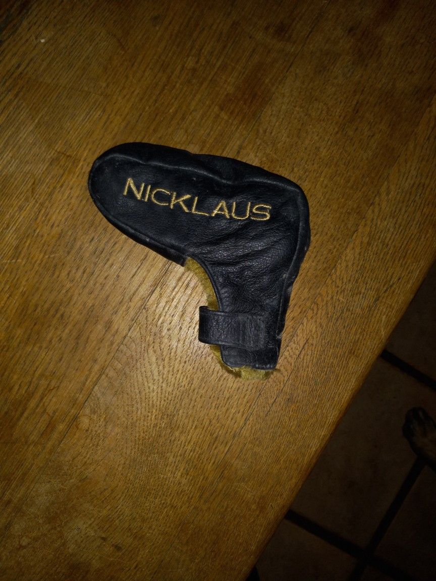 Nicklaus Leather Blade Putter Headcover