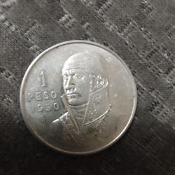 1950 Mexican Peso (3) Silver Uncerculated 