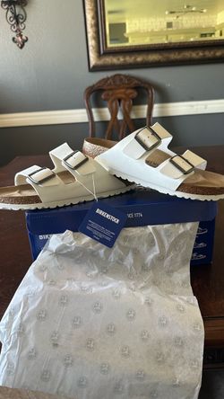 Birkenstock Arizona Sandals White New with Tags