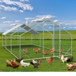 10x20FT Large Metal Chicken Run Coop