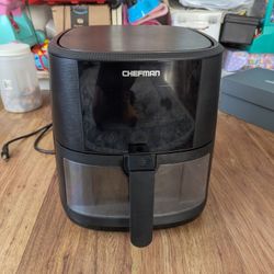 Chefman TurboFry Air Fryer – 8 Quart with Easy-View Window (Model RJ38-SQPF-8TW)