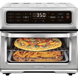 Chefman - Toast-Air 20L Dual Function Air Fryer + Oven w/ 9 Cooking Presets - Stainless Steel