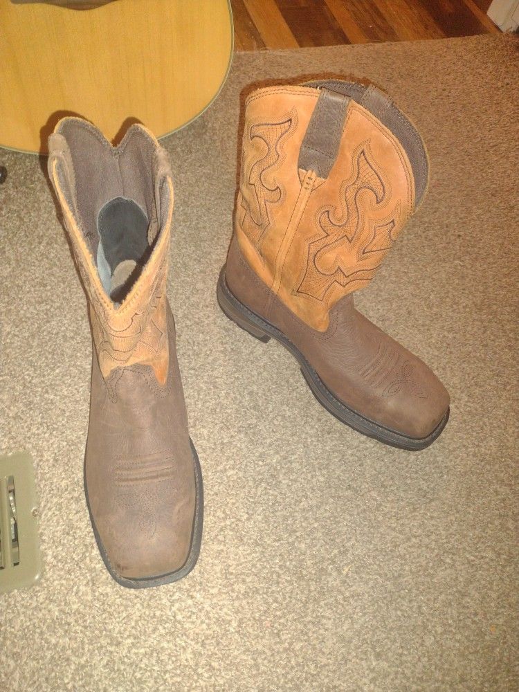 Wolverine Steel Toe Leather Boots