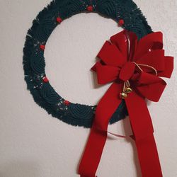 Macrame Christmas Wreath