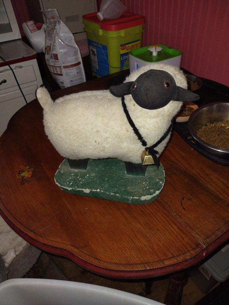 Handmade sheep Doorstop