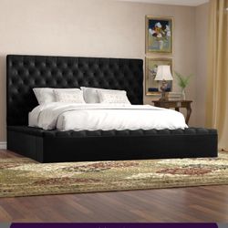 Queen Bedframe With Storage On Sides