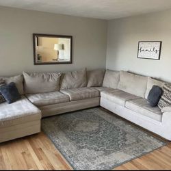Large U Shaped Sectional Couch