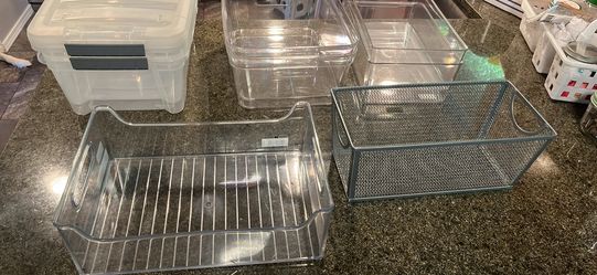 Storage  bins and organizers